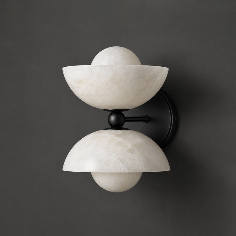 Gemella Alabaster Wall Sconce