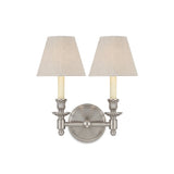 Satin Nickel & White
