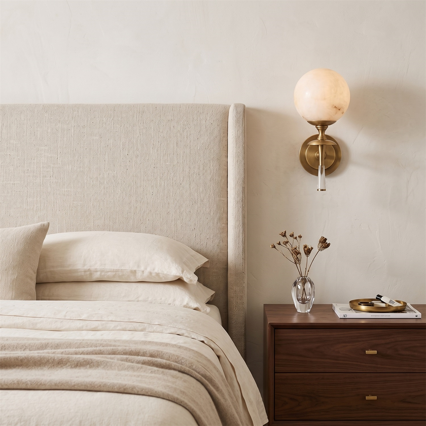 Gunter Alabaster Wall Sconce