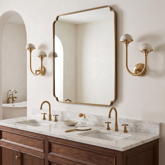 Halston Alabaster Wall Sconce