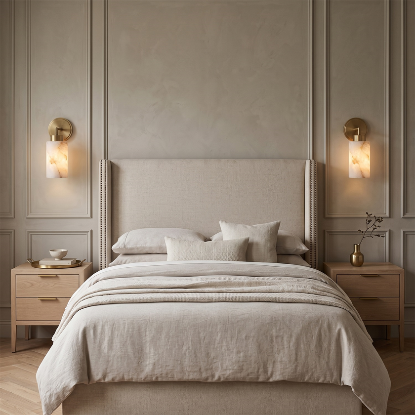 Harvin Alabaster Wall Sconce