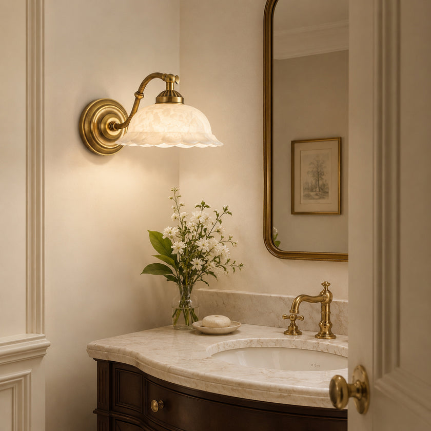 Haylea Alabaster Wall Sconce