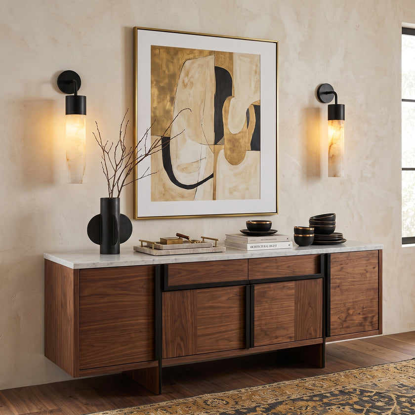 Huxley Alabaster Wall Sconce