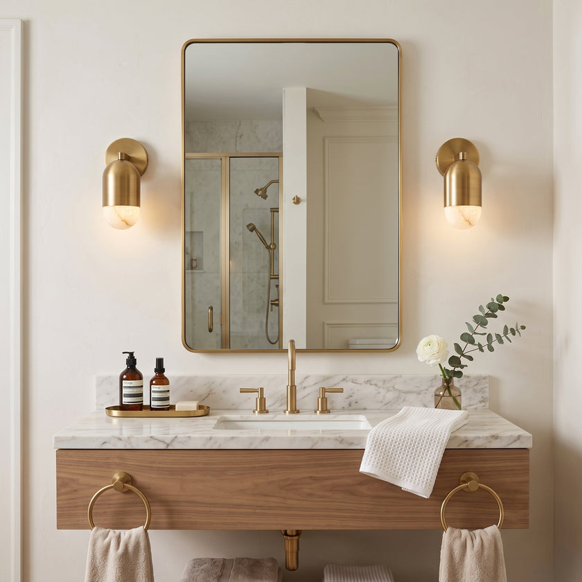 Jensen Alabaster Wall Sconce
