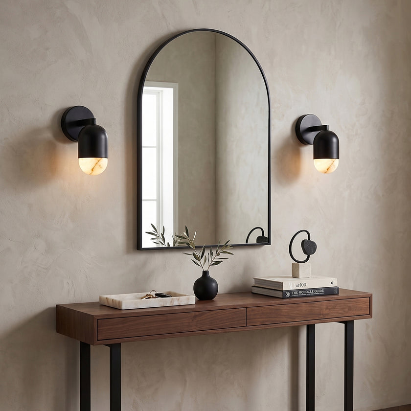 Jensen Alabaster Wall Sconce