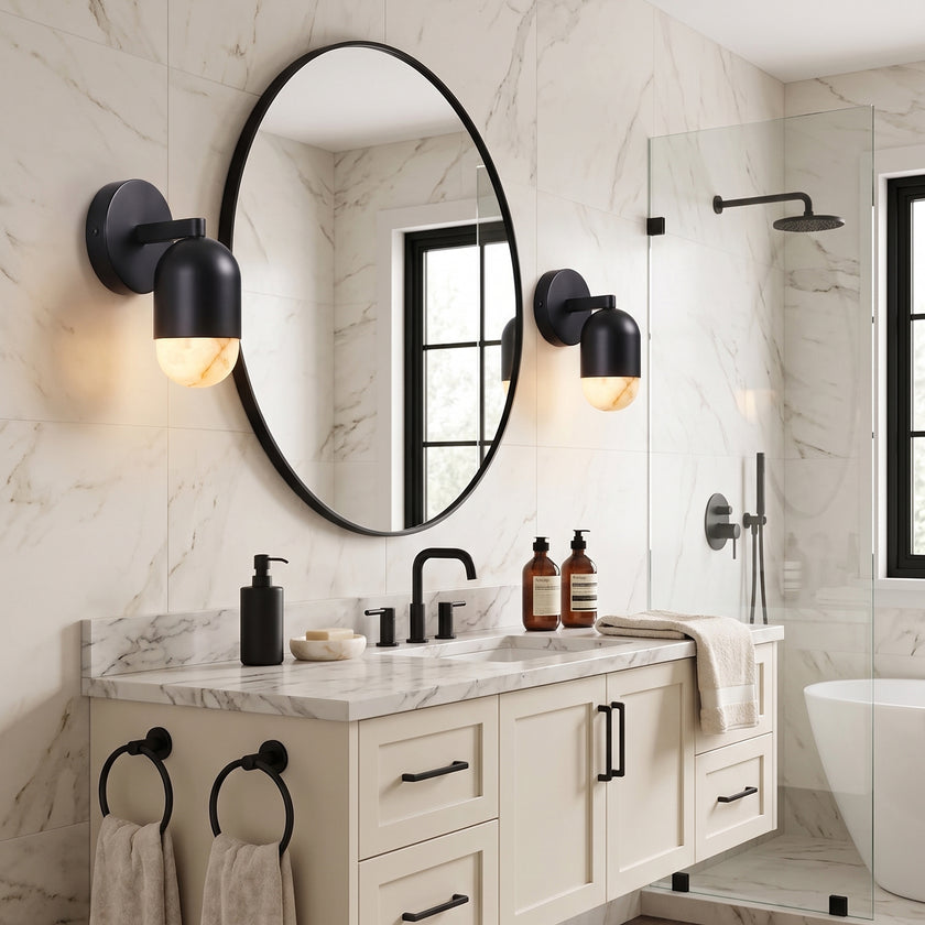 Jensen Alabaster Wall Sconce