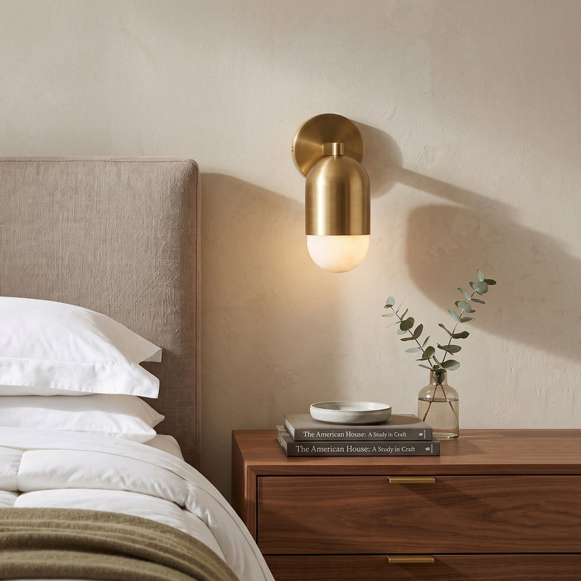 Jensen Alabaster Wall Sconce
