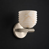 Satin Nickel & White