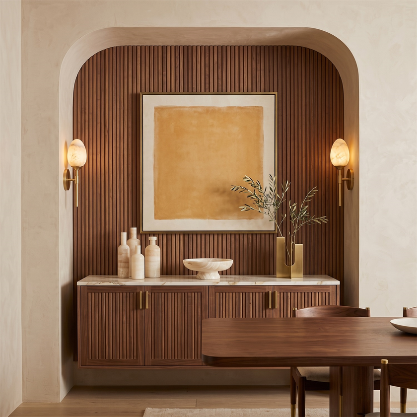 Lennox Alabaster Wall Sconce