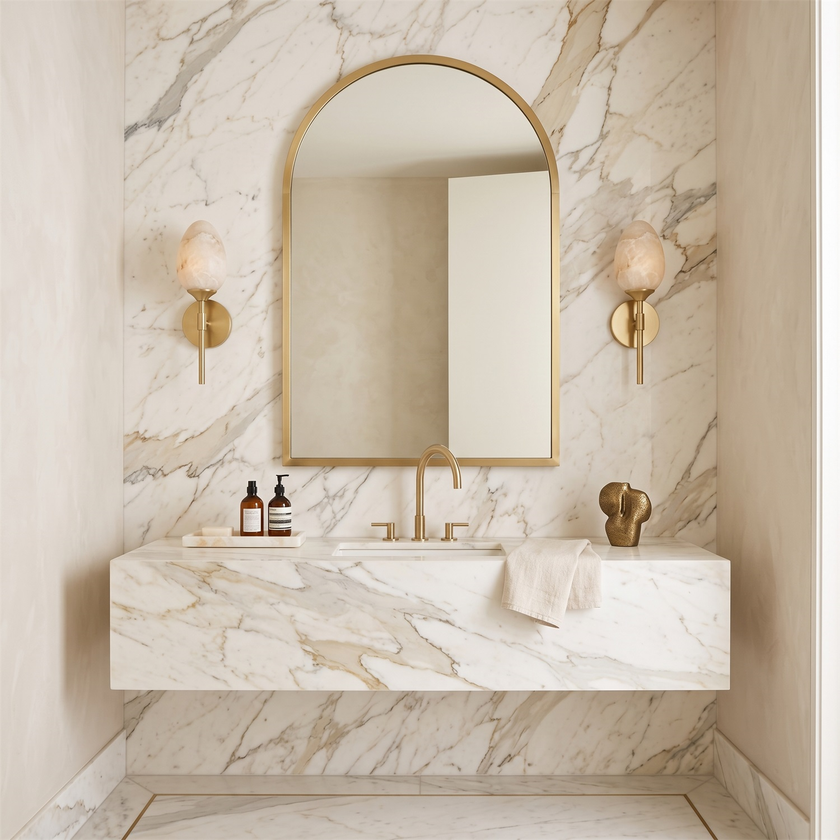 Lennox Alabaster Wall Sconce