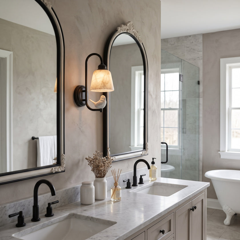 Luscinia Alabaster Wall Sconce