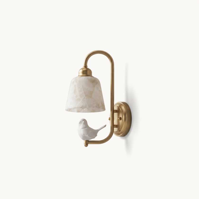 Luscinia Alabaster Wall Sconce