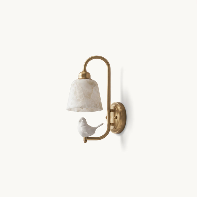 Luscinia Alabaster Wall Sconce
