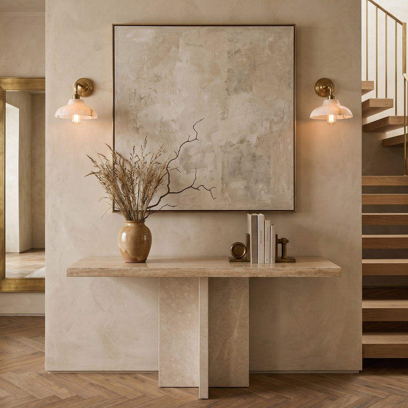Maeve Alabaster Wall Sconce