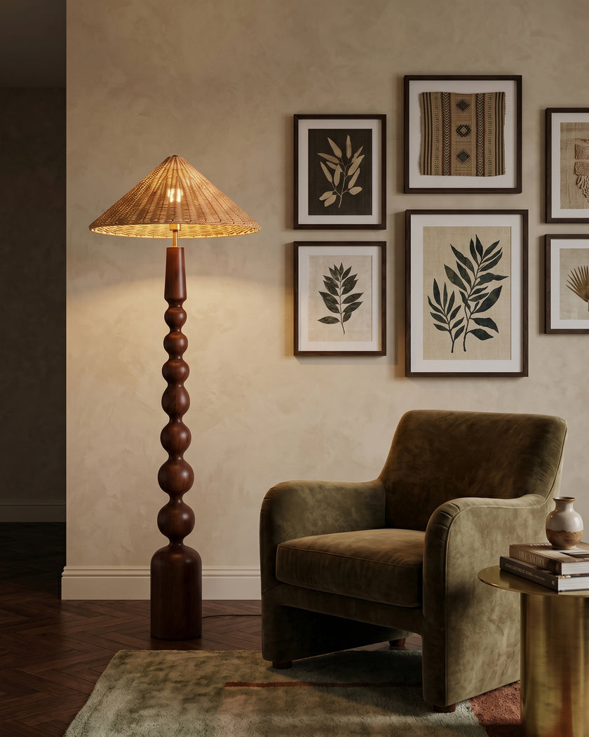 Malayan Floor Lamp