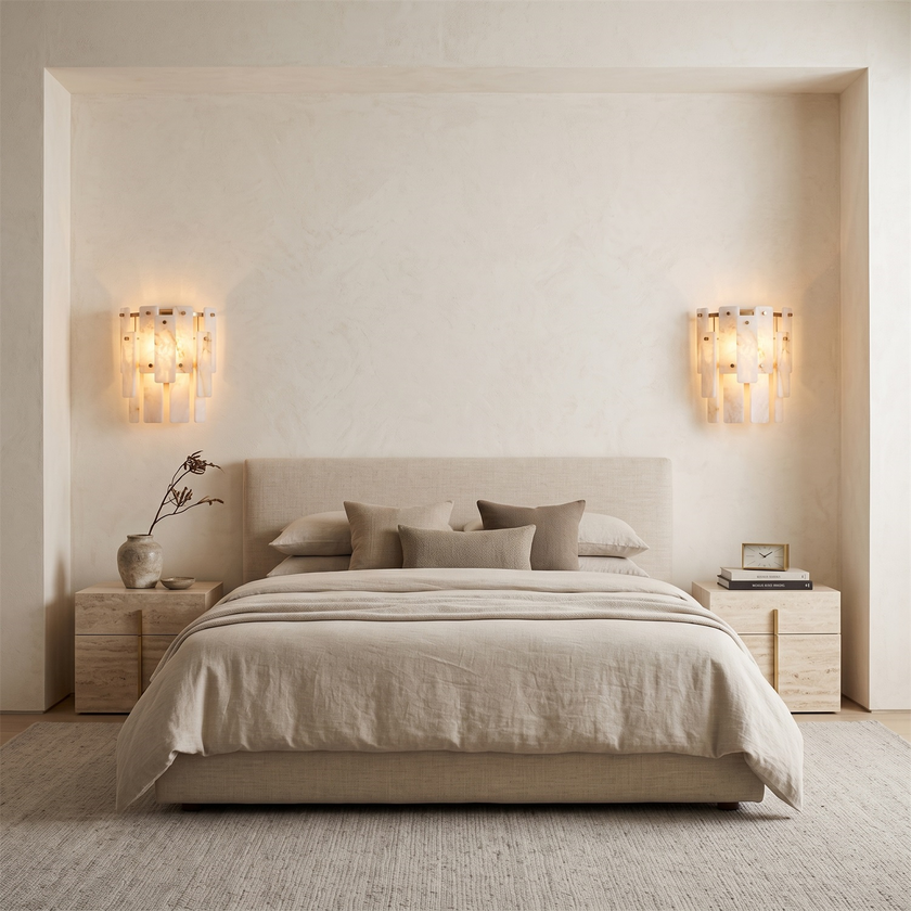 Marloweith Alabaster Wall Sconce