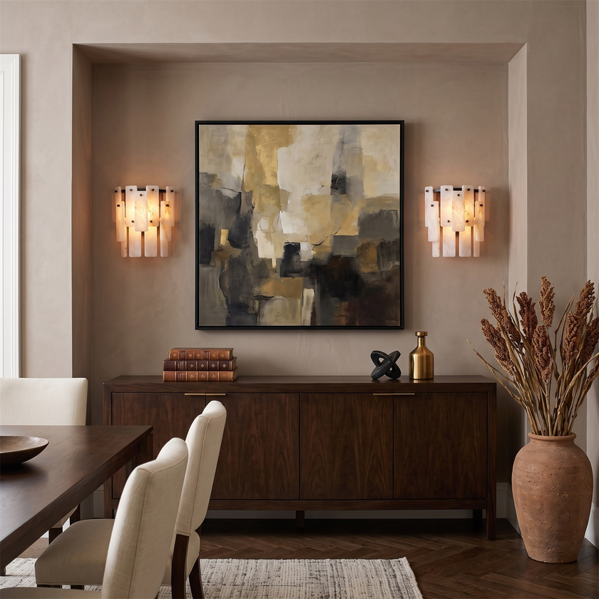 Marloweith Alabaster Wall Sconce