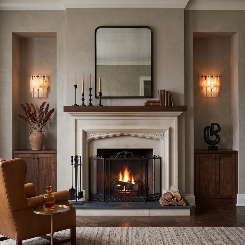Marloweith Alabaster Wall Sconce