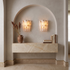 Marloweith Alabaster Wall Sconce