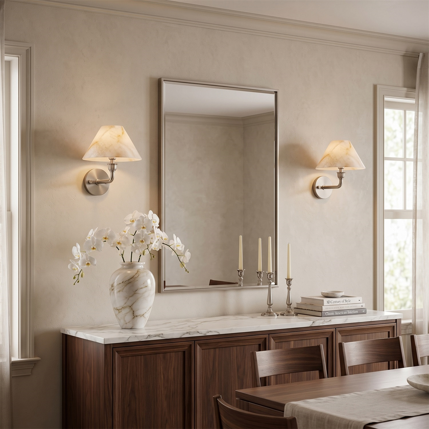 Marmoris Alabaster Wall Sconce