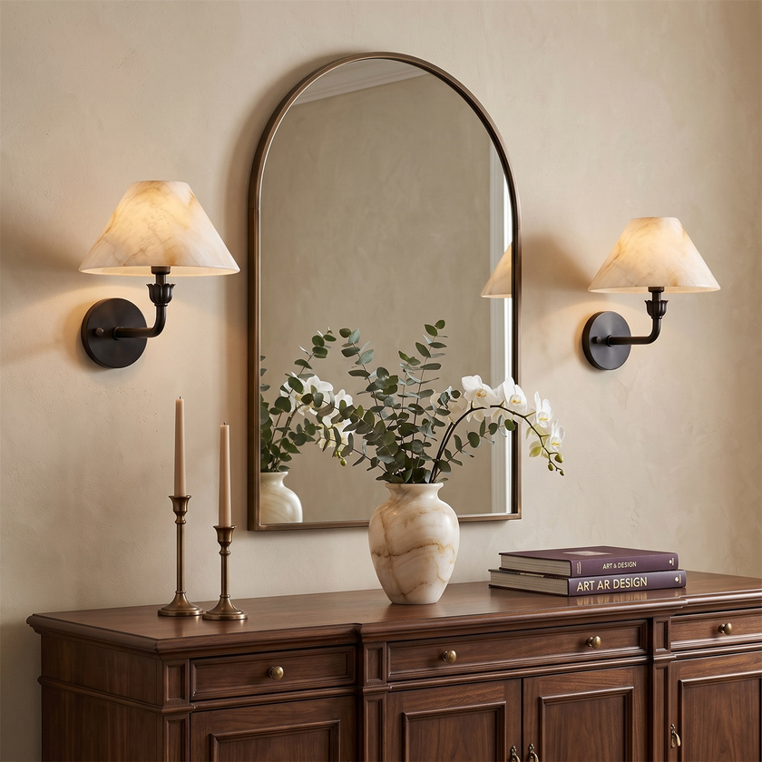 Marmoris Alabaster Wall Sconce