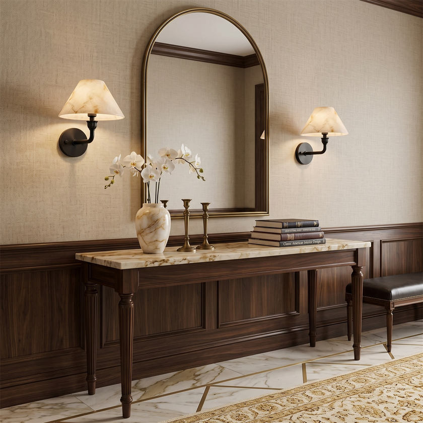 Marmoris Alabaster Wall Sconce