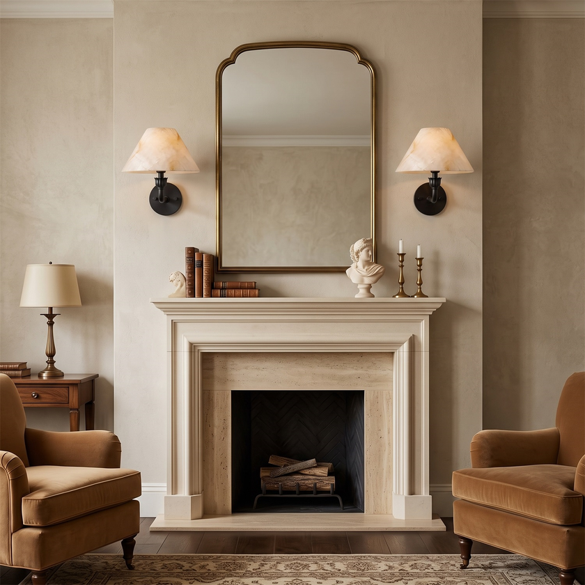 Marmoris Alabaster Wall Sconce