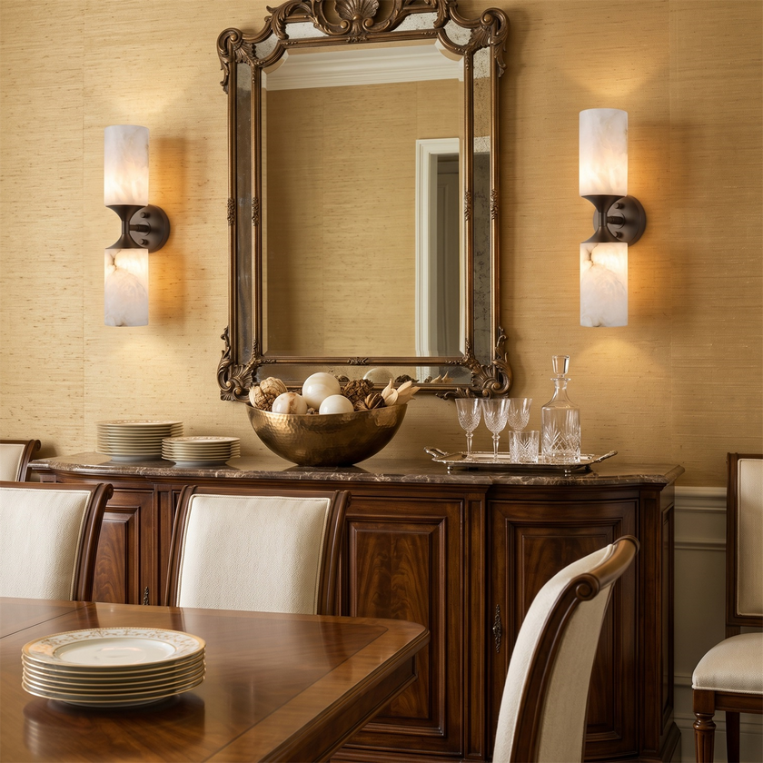Merrick Alabaster Wall Sconce