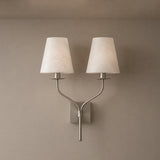 Satin Nickel & White