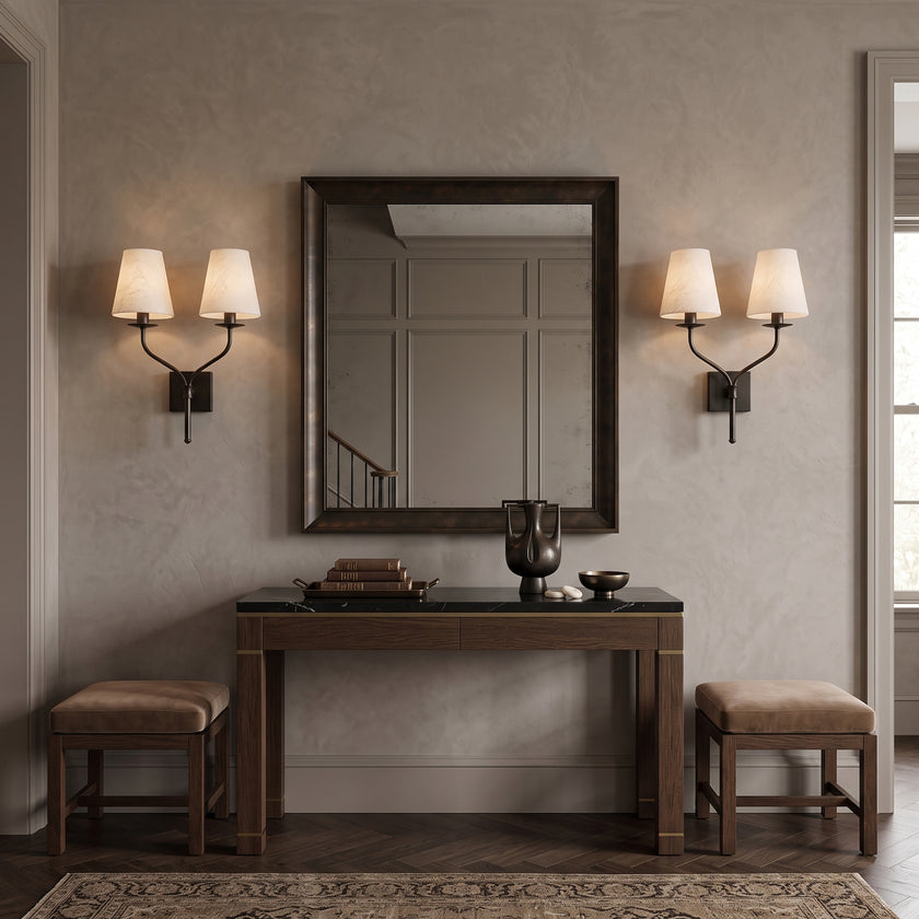 Mirevaux Alabaster Wall Sconce