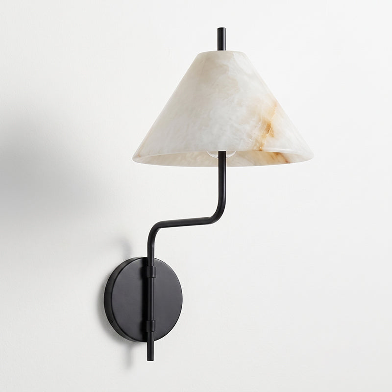 Monroe Alabaster Wall Sconce
