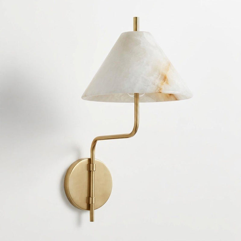 Monroe Alabaster Wall Sconce