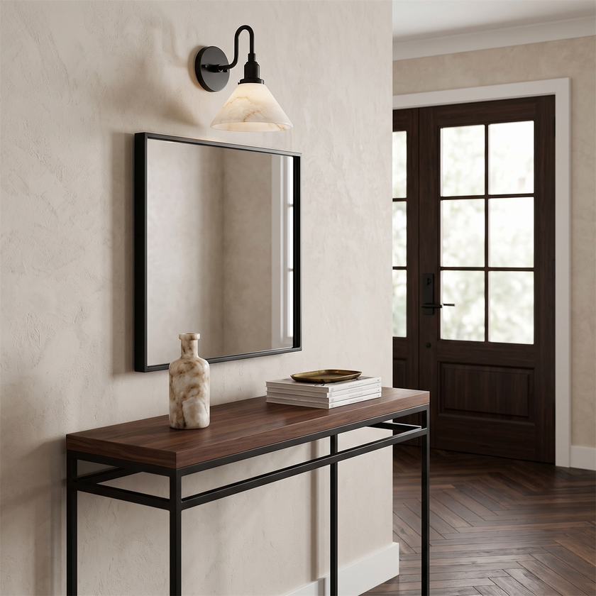 Morlienne Alabaster Wall Sconce
