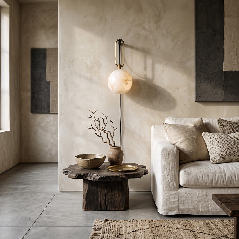 NH Alabaster Wall Sconce
