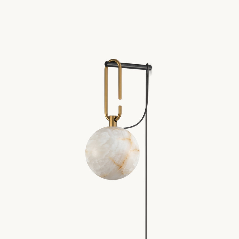 NH Alabaster Wall Sconce