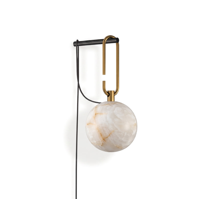 NH Alabaster Wall Sconce
