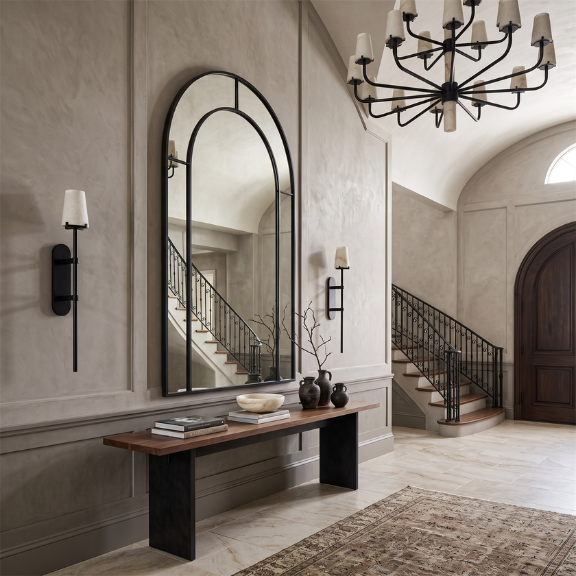 Neravelle Alabaster Wall Sconce