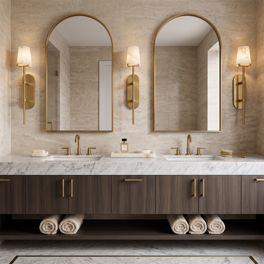 Neravelle Alabaster Wall Sconce