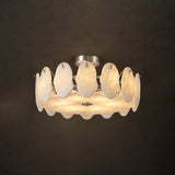 Satin Nickel & White