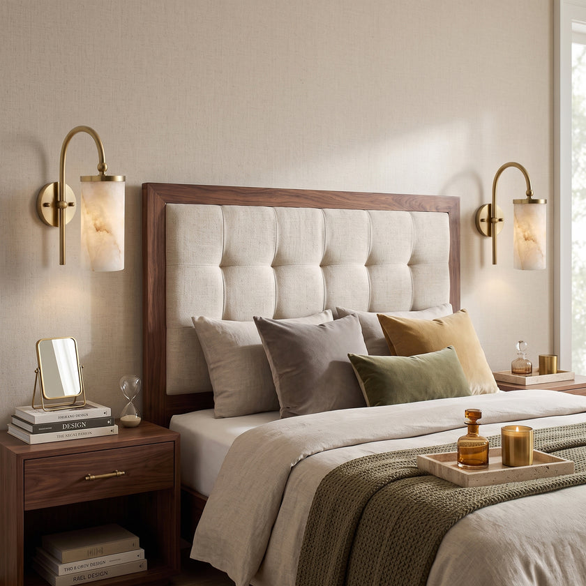 Nolan Alabaster Wall Sconce