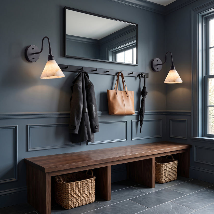 Oberon Alabaster Wall Sconce
