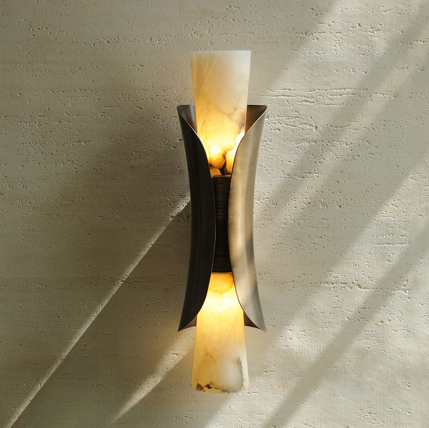 Onycina albast wandlamp
