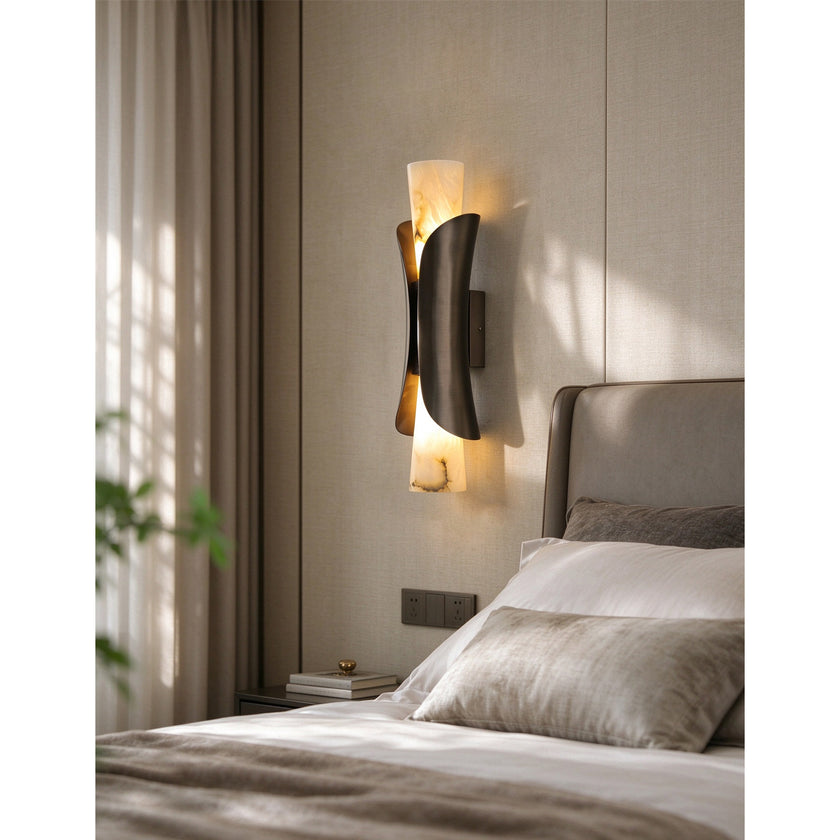Onycina albast wandlamp