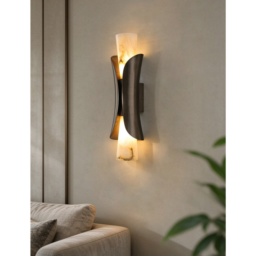 Onycina albast wandlamp