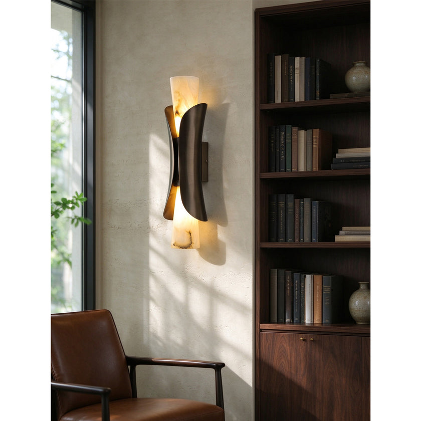 Onycina albast wandlamp