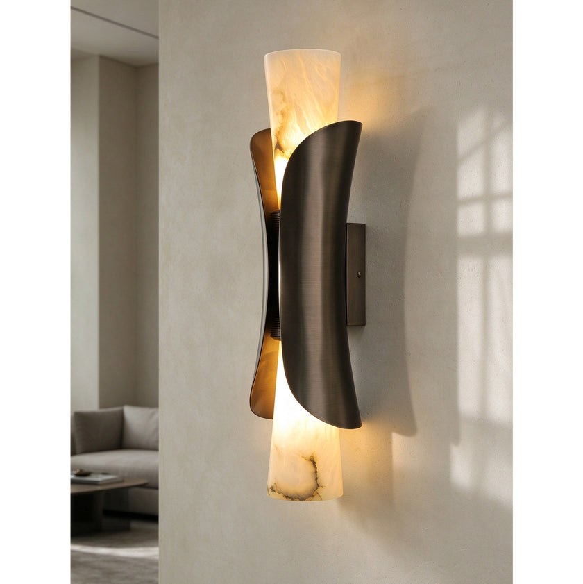 Onycina albast wandlamp