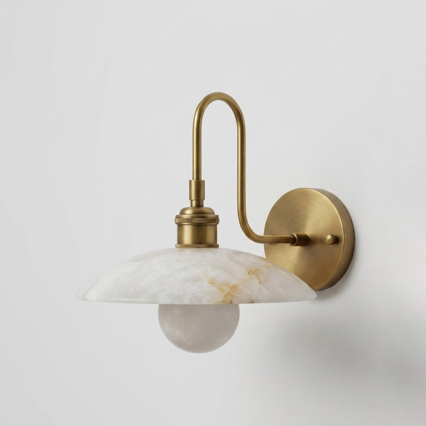 Orlune Alabaster Wall Sconce