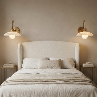Orlune Alabaster Wall Sconce