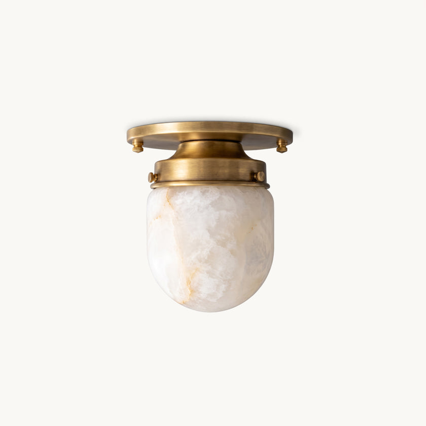 Ormira Alabaster Flush Mount