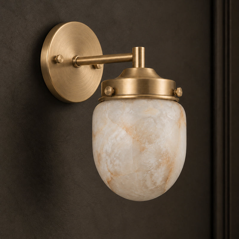 Ormira Alabaster Wall Sconce